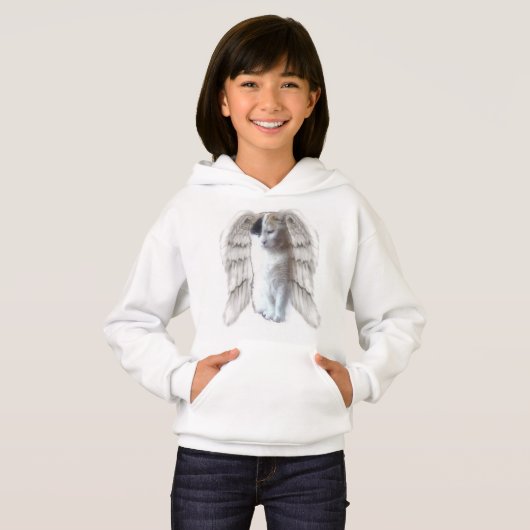 Spotty Angel Vrouw Pullover Hoodie (Voorkant volledig)