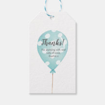 Spotty Balloon Dank u labels | Favoriete labels