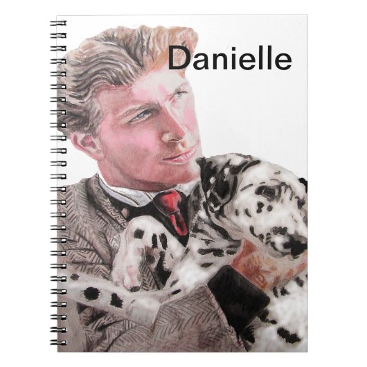 Spotty Dalmatian Dog Dogs leuke Girls name noteboo Notitieboek (Voorkant)