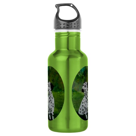 Spotty Dog Art Dalmatian Waterfles (Achterkant)