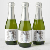 Spotty Engel 7x5cm Mini Mousserende Wijnfles Labe Sparkling Wijnetiket (Flessen)