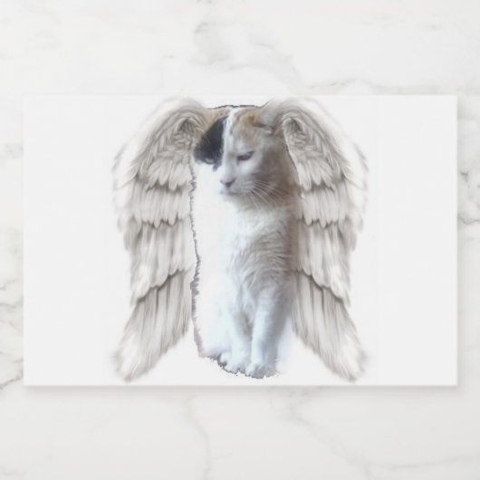 Spotty Engel 7x5cm Mini Mousserende Wijnfles Labe Sparkling Wijnetiket (Enkel label)