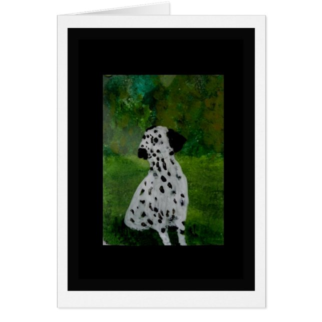 Spotty Kunst Dalmatian van de Hond (Voorkant)