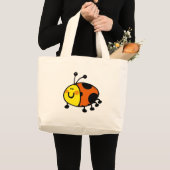 Spotty ladybug grote tote bag (Voorkant (product))