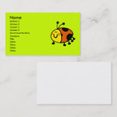 Spotty ladybug visitekaartje (Voorkant / Achterkant)