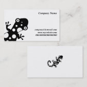 Spotty Lizard, bedrijfsnaam, Visitekaartje (Voorkant / Achterkant)