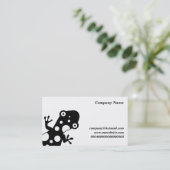 Spotty Lizard, bedrijfsnaam, Visitekaartje (Staand voorkant)