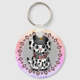 Spotty Police Dog sleutelhanger