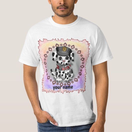 Spotty Police Dog T-shirt (Voorkant)