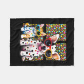 Spotty Schattigee Baby Dot Day Cat Lover Fleece Deken (Voorkant (Horizontaal))