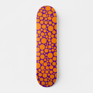 Spotty - Sinaasappel op Violet Persoonlijk Skateboard