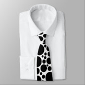 Spotty - zwart op wit stropdas (Gebonden)