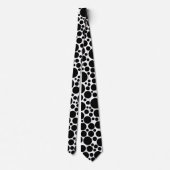 Spotty - zwart op wit stropdas (Achterkant)