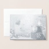 Spotty's kerstkaart voor Folie Kaarten (Voorkant met envelop)