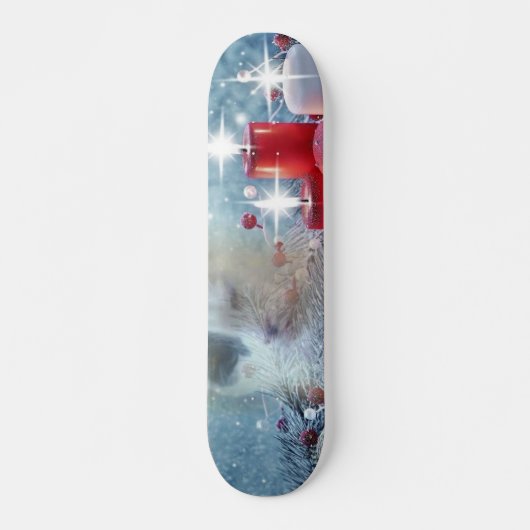Spotty's kerstskateboard persoonlijk skateboard (Voorkant)