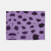 Spotviolet-blauw Fleece Deken (Voorkant (Horizontaal))