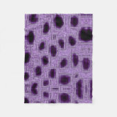 Spotviolet-blauw Fleece Deken (Voorkant)