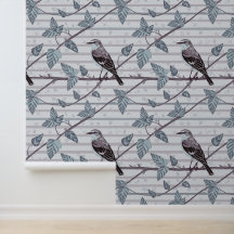 Spotvogels en gele bloemen