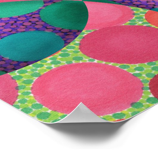 Spotwijn Abstracte Art Print (Hoek)