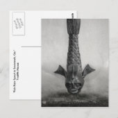 Spout visregen in Savannah, Ga. Briefkaart (Voorkant / Achterkant)