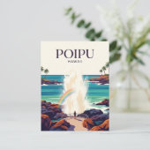 Spouting Horn USA Briefkaart (Staand voorkant)