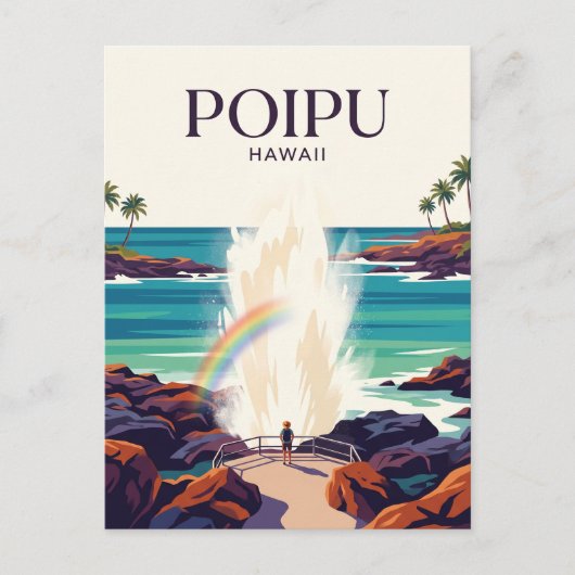 Spouting Horn USA Briefkaart (Voorkant)