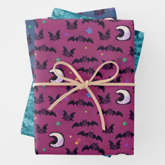 SPPOKY HALLOWEEN NIGHTS PATTERN INPAKPAPIER VEL (In situ)