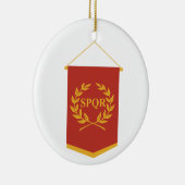 SPQR-banner Keramisch Ornament (Rechts)