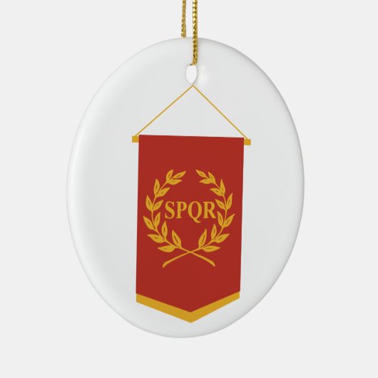 SPQR-banner Keramisch Ornament (Rechts)