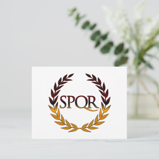 SPQR BRIEFKAART (Staand voorkant)