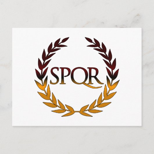 SPQR BRIEFKAART (Voorkant)