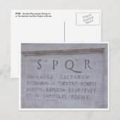 SPQR BRIEFKAART (Voorkant / Achterkant)