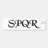SPQR BUMPERSTICKER (Voorkant)