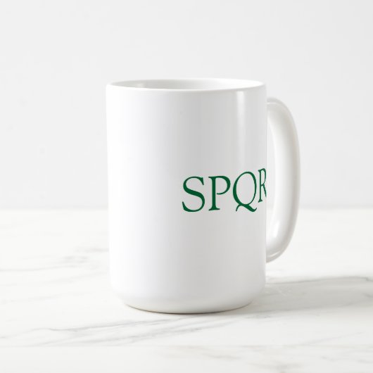 "SPQR Coffee Mok" Koffiemok (Voorkant rechts)