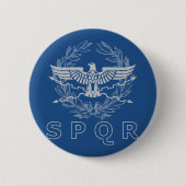 SPQR de Roman Empire Emblem Button (Voorkant)