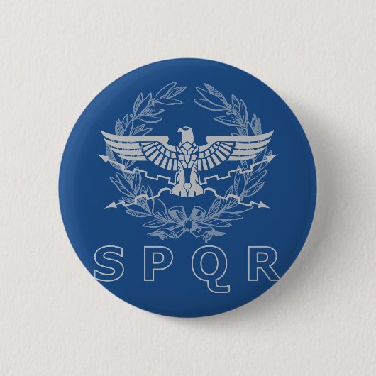 SPQR de Roman Empire Emblem Button (Voorkant)