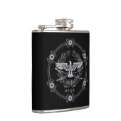 SPQR De Romeinse Rijk Emblem Vinyl Wrapped Flask. Heupfles (Rechts)