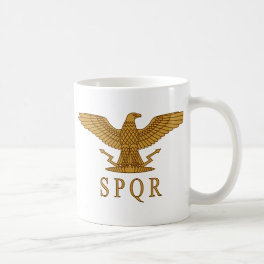 SPQR Eagle Gold-Mok Koffiemok (Rechts)