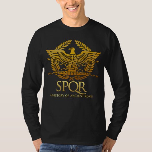 SPQR een geschiedenis van het oude Rome-Mannen in  T-shirt (Voorkant)