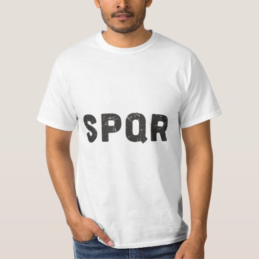 SPQR - Geschiedenis van het oude Rome T-shirt (Voorkant)