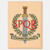  SPQR Gladius - Senatus Populusque Romanus  Magneet (Voorkant)
