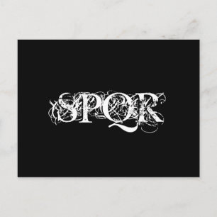 "SPQR Gothic Briefkaart" Briefkaart
