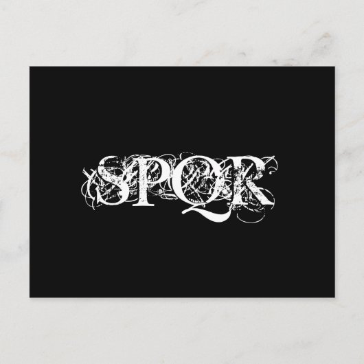 "SPQR Gothic Briefkaart" Briefkaart (Voorkant)