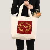 SPQR GROTE TOTE BAG (Voorkant (product))