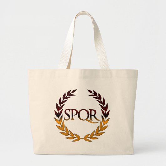 SPQR GROTE TOTE BAG (Voorkant)