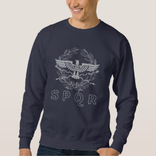 SPQR Het Romeinse Rijk Embleem Sweatshirt