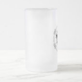 SPQR Het Romeinse Rijk Emblem Frosted Glass Mok. Matglas Bierpul (Center)