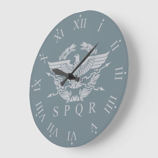 SPQR Het Romeinse Rijk Emblem Numeriek Grote Klok (Hoek)