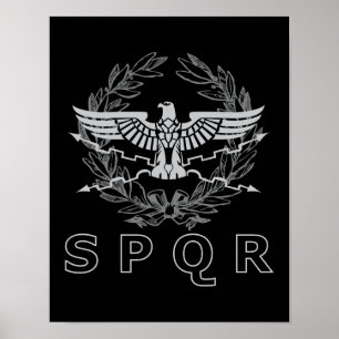 SPQR Het Romeinse Rijk Emblem Poster