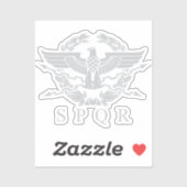 SPQR Het Romeinse Rijk Emblem Sticker (Vel)